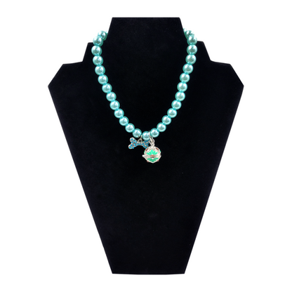 원적외선 목걸이-블루펄