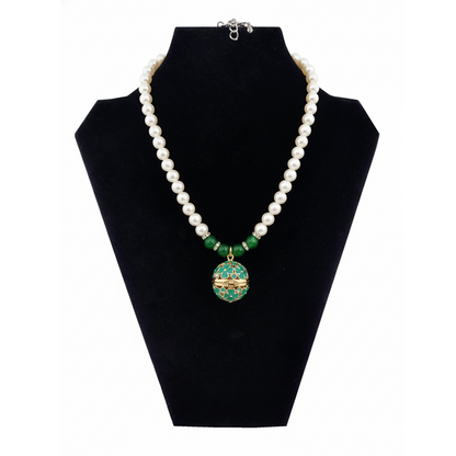 원적외선 목걸이-그린하트펄